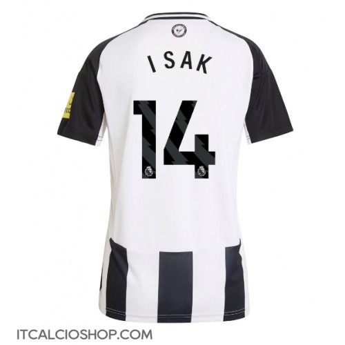 Newcastle United Alexander Isak #14 Prima Maglia Femmina 2024-25 Manica Corta